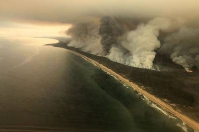 Chuva impediu que fumaça da Austrália avançasse para Santa Catarina 