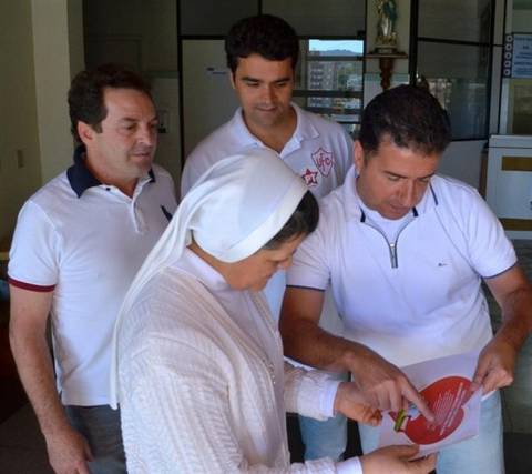 Hospital de Urussanga no coração de Johnny e Luiz Henrique