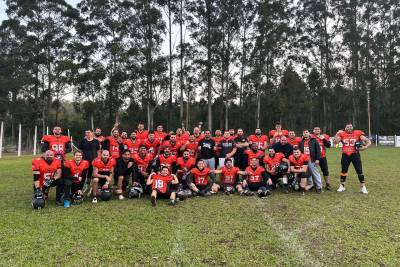 Criciúma Iron Tigers conquista primeira vitória na Superliga de Futebol Americano