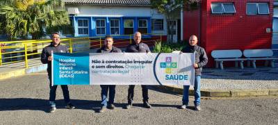 SindiSaúde protesta contra supostas contratações irregulares no HMISC