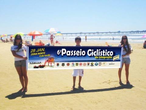 Passeio Ciclístico da Integração no Balneário Rincão