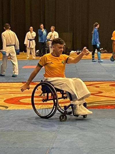 Parakarateka de Criciúma é vice-campeão Pan-Americano pela Seleção Brasileira