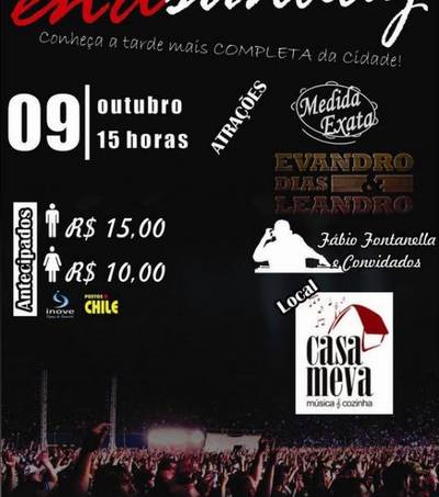 Casa Meva promove a balada Endsunday, neste domingo