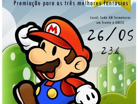 Festa à fantasia do curso de Artes Visuais da Unesc