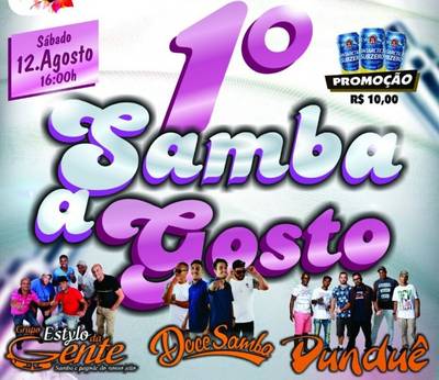 Vem aí o 1º Samba a gosto