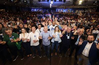 União Brasil oficializa candidatura de Gean Loureiro ao Governo do Estado