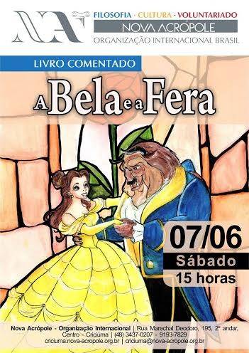 Nova Acrópole promove encontro com livro A Bela e a Fera comentado
