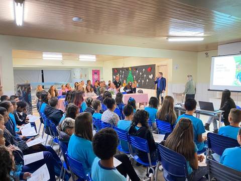 Morro da Fumaça: Projeto Sanitarista Júnior capacita 58 alunos da Escola Olívio Recco