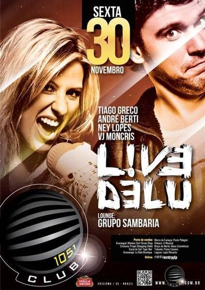 Live Delu nesta sexta-feira, na 1051 