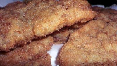 Figado bovino a milanesa