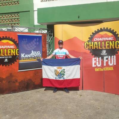 Ciclista de Siderópolis conquista 4ª colocação em categoria da copa Challenge de MTB em Nova Trento