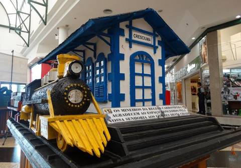 Mineiros são homenageados no Criciúma Shopping