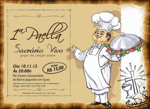 1ª Paella Sacrário Vivo