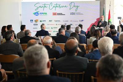 No Santa Catarina Day, em Brasília, governador destaca importância da logística na economia 