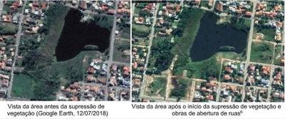 Liminar paralisa obras que causam danos ambientais em lagoa em Garopaba