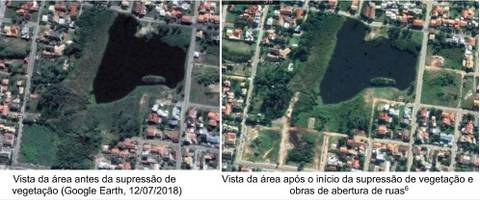 Liminar paralisa obras que causam danos ambientais em lagoa em Garopaba