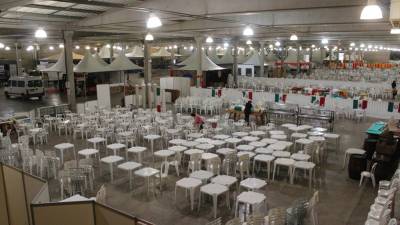 Estrutura quase pronta para a 26ª Festa das Etnias 