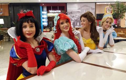 Nações Shopping recebe princesas da Disney