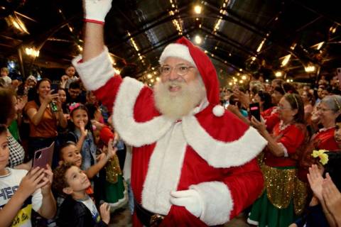 Papai Noel chega nesta sexta-feira em Siderópolis