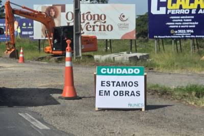 Obra para construção de ciclovia inicia na rodovia SC-447; veja vídeo