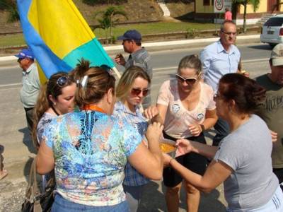 Candidatos de Morro da Fumaça promovem Caminhada 55