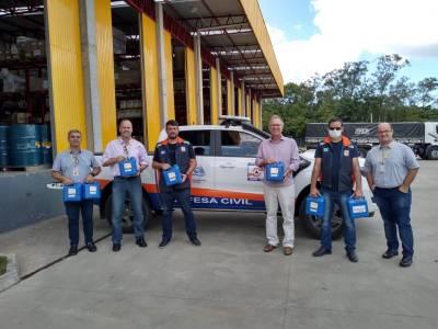 Tintas Farben doa mais de 3 mil litros de álcool para higienização de superfícies