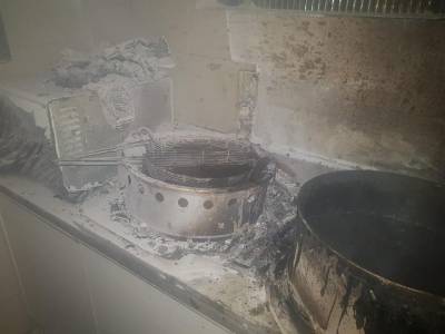 Incêndio atinge cozinha de bar em Urussanga