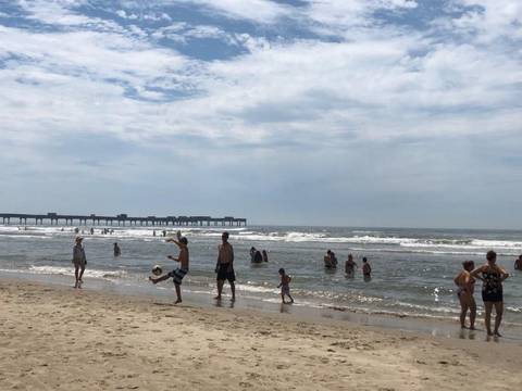 Balneário Rincão: veranistas aproveitam o primeiro dia do ano 