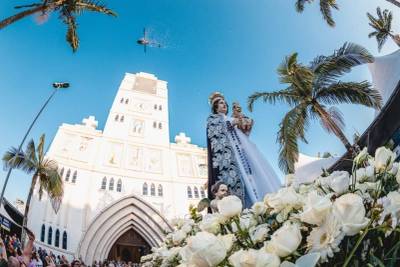 Com 20 mil pessoas aguardadas em procissão, Araranguá celebra ponto alto de festa da padroeira