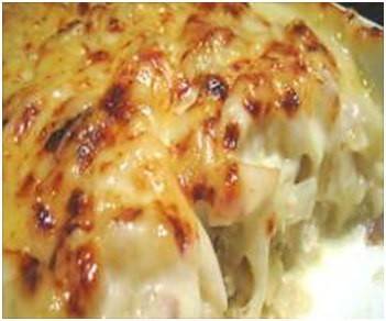 Bacalhau ao Creme de Leite (Desfiado)