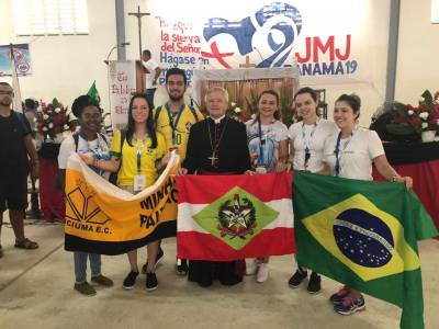 Jovens de Içara relatam primeiros momentos de vivência na JMJ