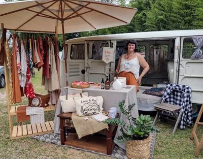 Domingo de sol e feira de artesanato em Criciúma