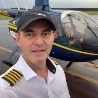 Criciumense inicia volta ao mundo de helicóptero e tenta bater recorde do Guinness Book 