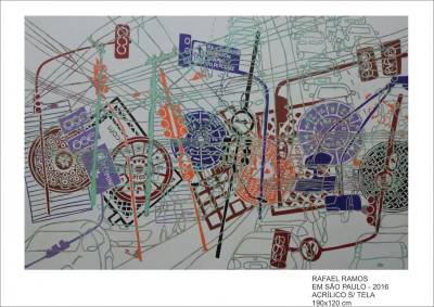 Artista de São Paulo traz o cotidiano da cidade