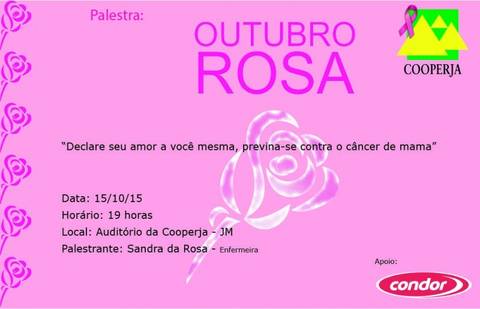 Outubro Rosa - Cooperja