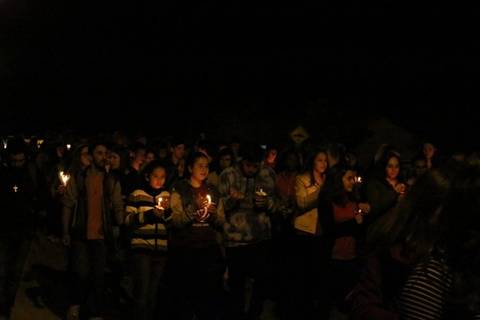 Centenas de jovens participaram da II Peregrinação da Juventude