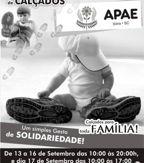 Apae de Içara promove Feirão de Calçados