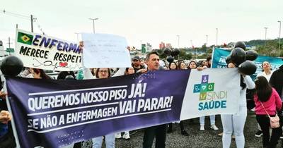 Sindicato afirma que ‘não será mais aturado atraso no pagamento do piso da enfermagem’