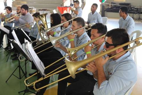 Doze bandas participam do Festival de Bandas de Sopro e Percussão