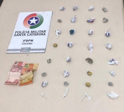 Homem é preso com drogas e dinheiro no bairro Progresso