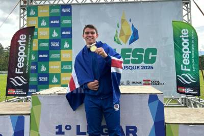 Atleta de Nova Veneza representa o Brasil em campeonato internacional de atletismo