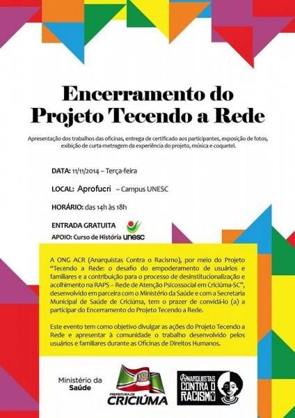 Encerramento Do Projeto Tecendo A Rede