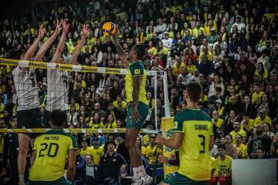 Vôlei: mais de 2 mil ingressos já foram vendidos para o jogo das seleções de Brasil e Chile em Criciúma