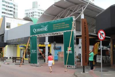 Quermesse: evento iniciou nesta quarta-feira em Criciúma