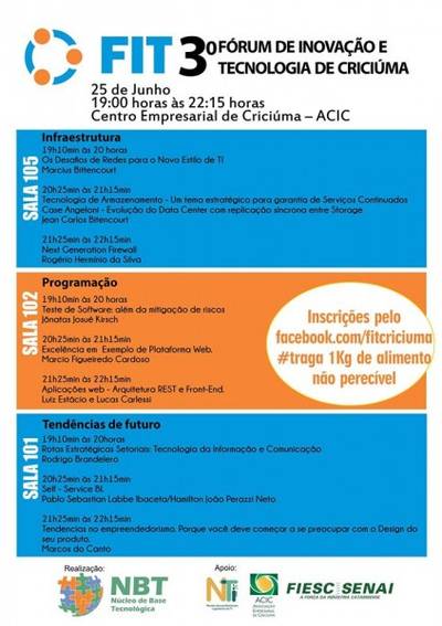 Núcleo de Base Tecnológica promove fórum de inovação e tecnologia na Acic