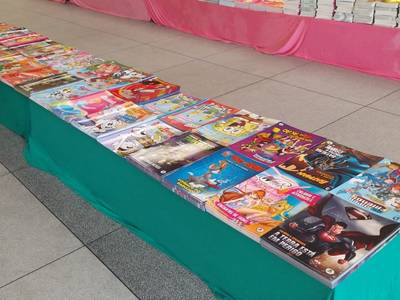 Mais uma edição da Feira do livro e contação de histórias em Nova Veneza