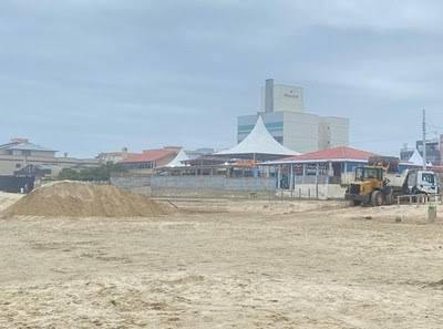 Justiça determina suspensão da obra de urbanização na praia central do Balneário Arroio do Silva