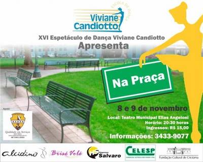Viviane Candiotto apresenta o 16º Espetáculo de Dança 