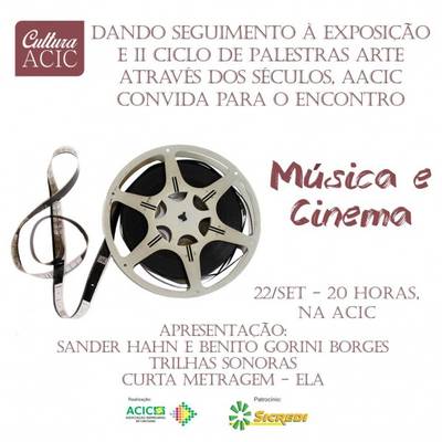 Trilhas sonoras e curta metragem no Cultura Acic