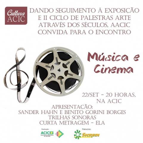 Trilhas sonoras e curta metragem no Cultura Acic